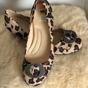 Dr Scholl’s animal print flats